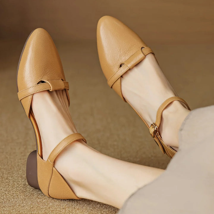 Laney Genuine Leather Heels