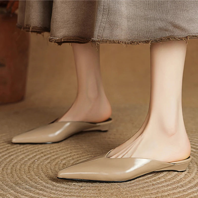 Eneva Leather Mules
