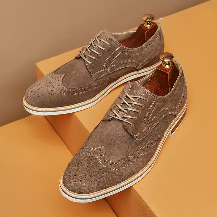 Zaviar Genuine Leather Shoes
