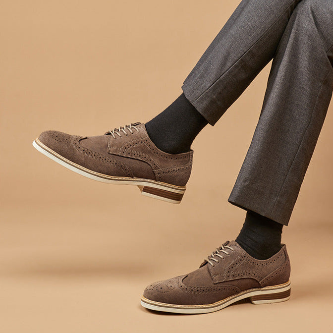 Zaviar Genuine Leather Shoes