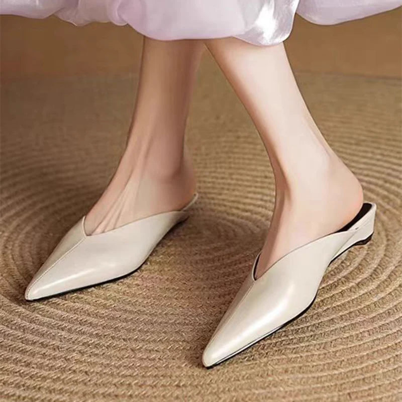 Eneva Leather Mules