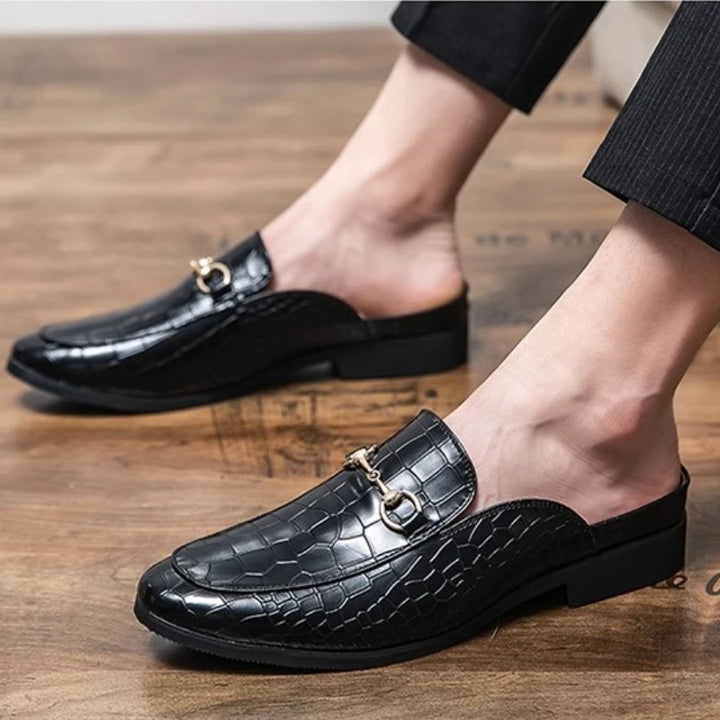 Elbert Genuine Leather Mules