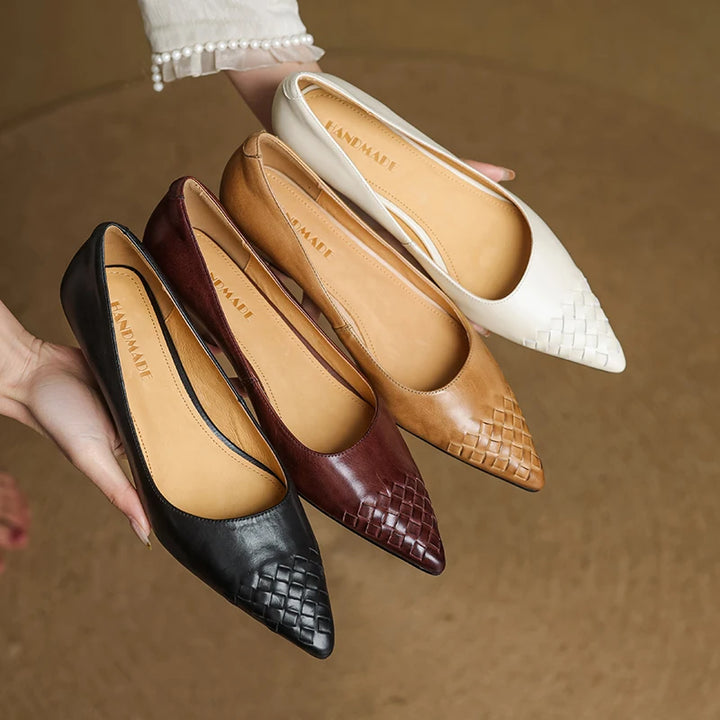 Zelith Genuine Leather Pumps