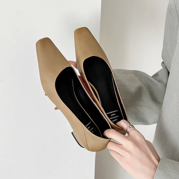 Nicole Genuine Leather Pumps
