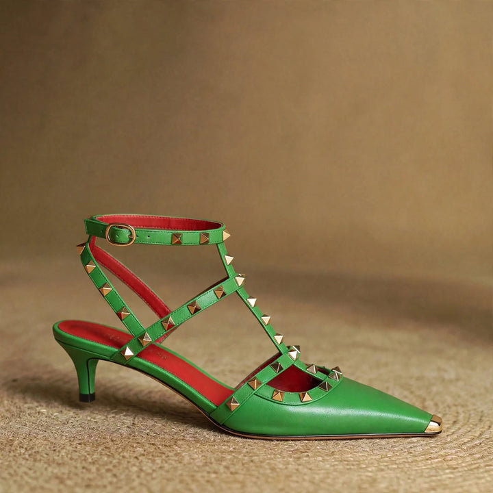 Zinnia Leather Heels