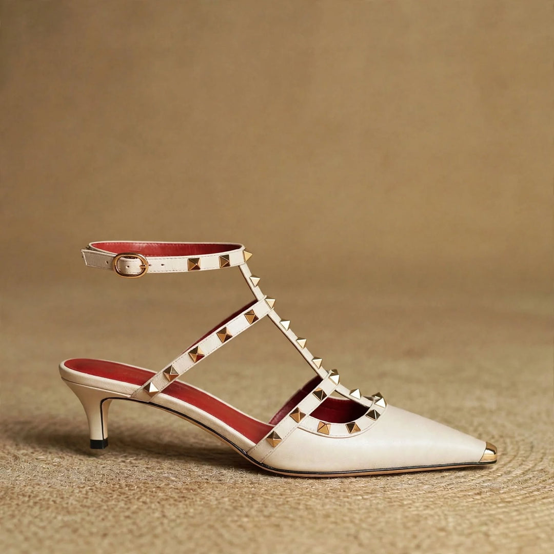 Zinnia Leather Heels
