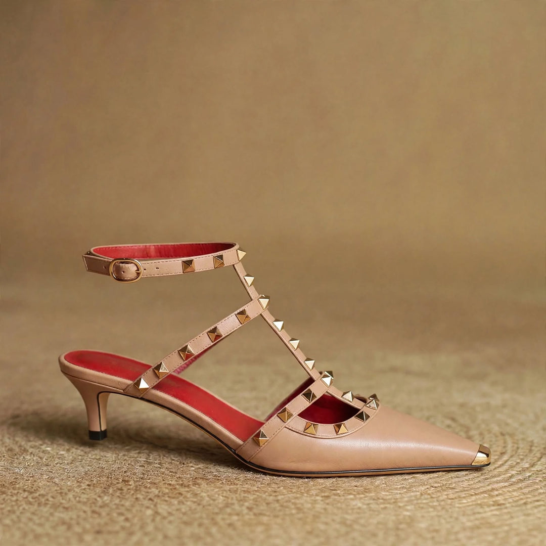 Zinnia Leather Heels