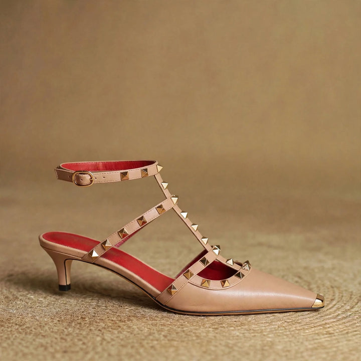 Zinnia Leather Heels