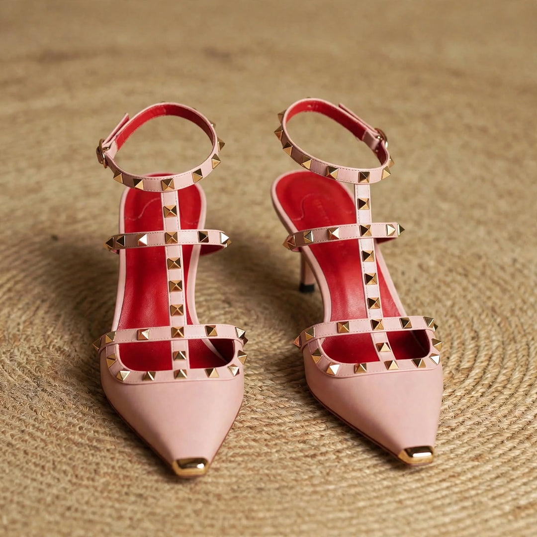 Zinnia Leather Heels