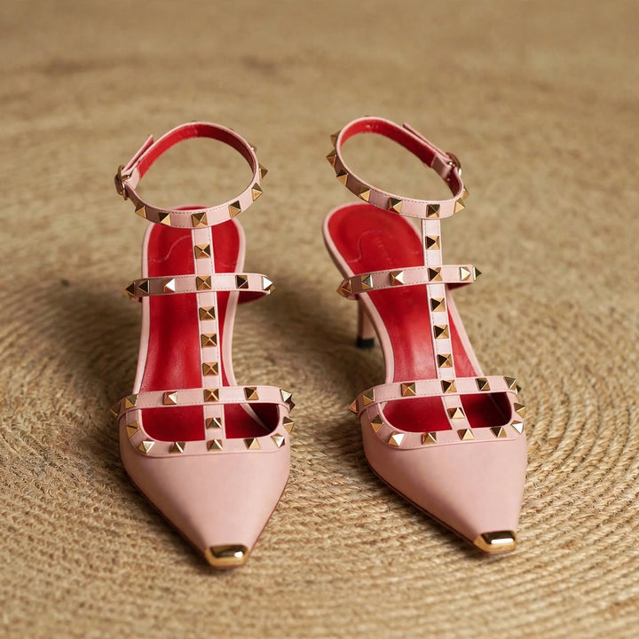 Zinnia Leather Heels
