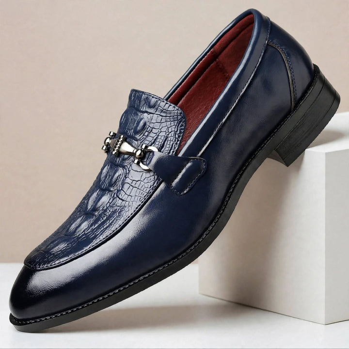 Rovian Polished Leather Bit Loafers