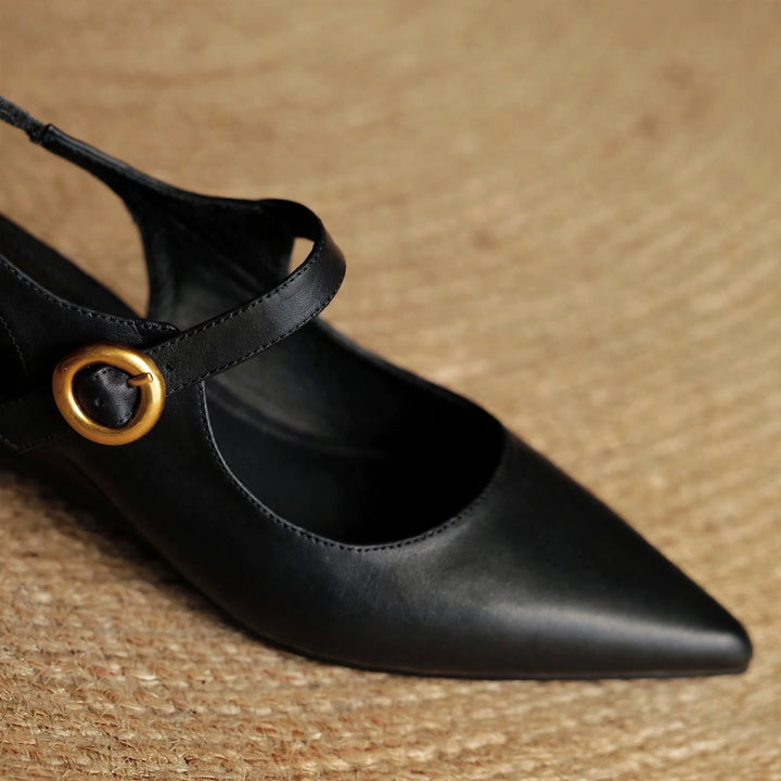 Ramira Genuine Leather Heels