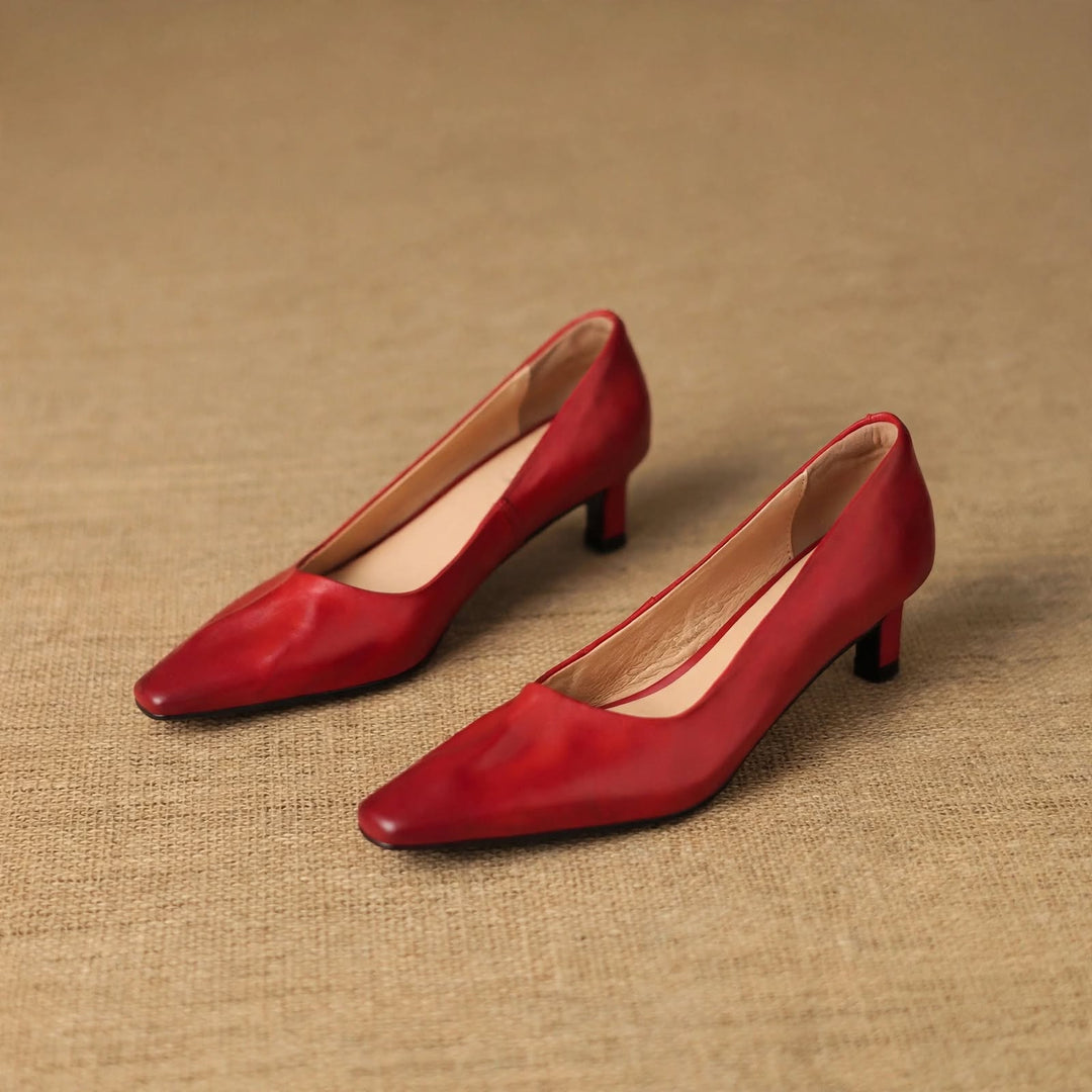 Bianca Genuine Leather Heels