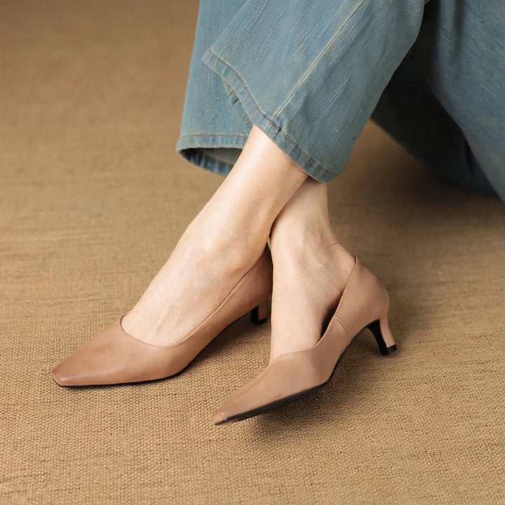 Bianca Genuine Leather Heels