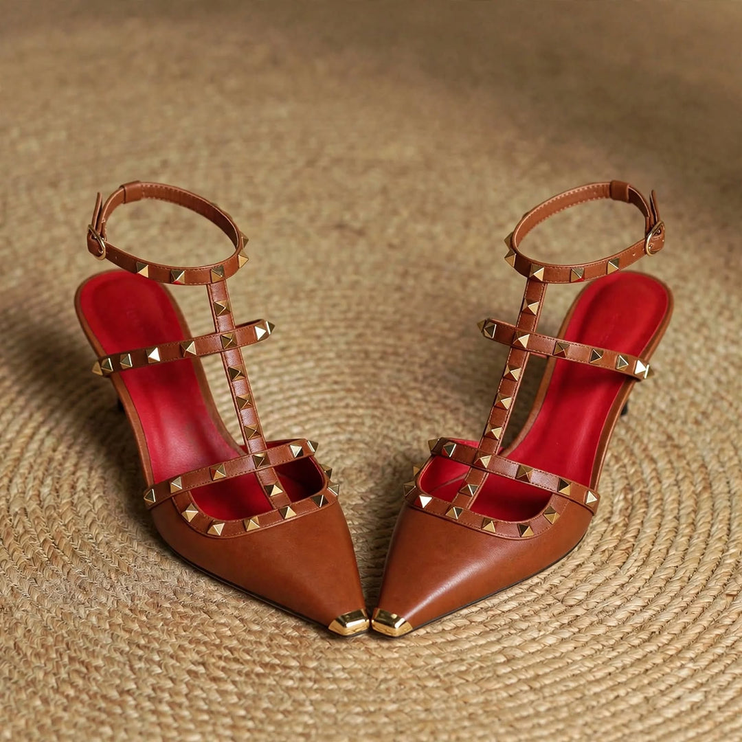 Zinnia Leather Heels