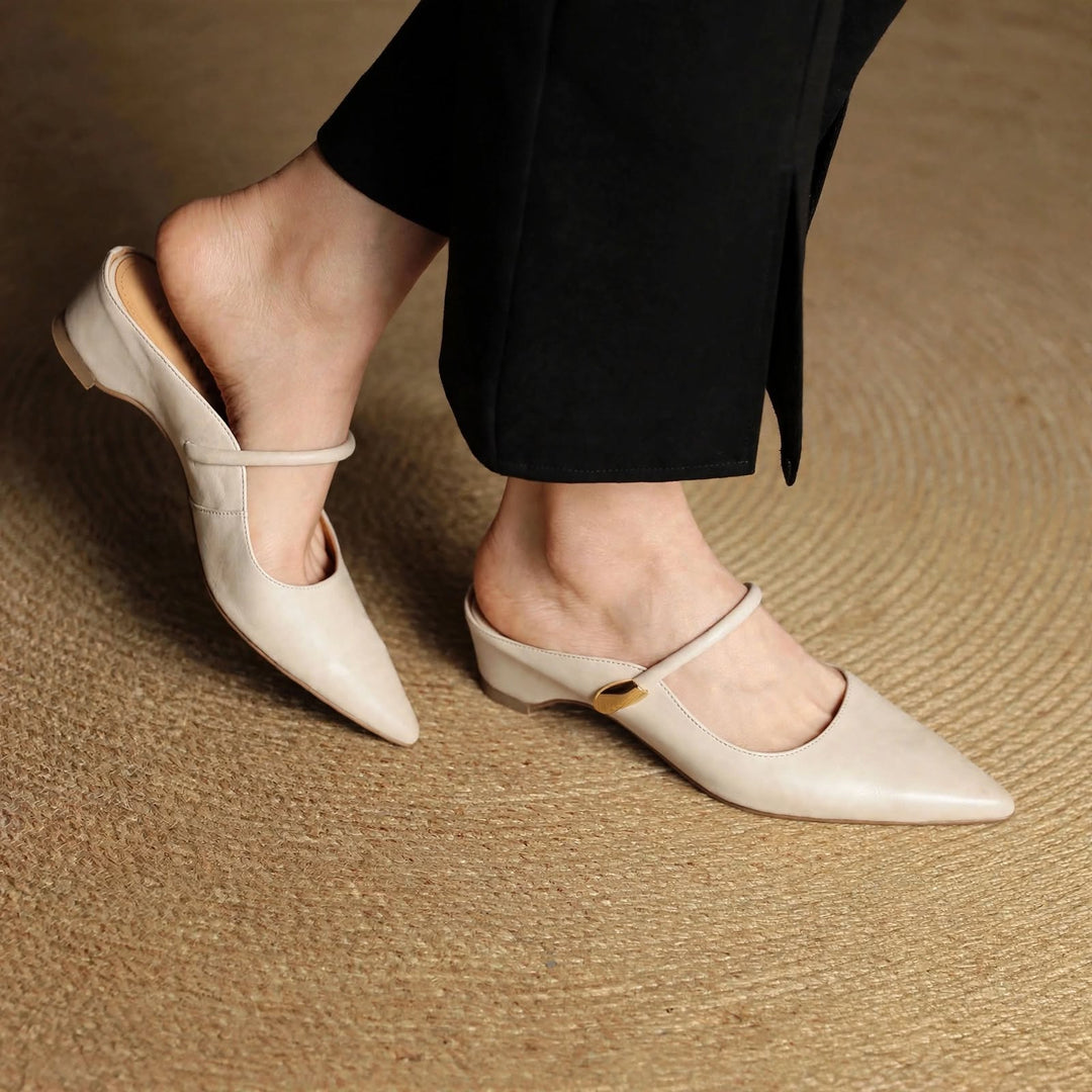 Jocelyn Genuine Leather Mules