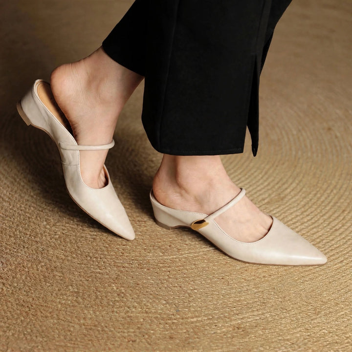 Jocelyn Genuine Leather Mules