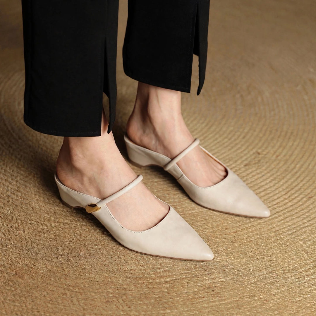 Jocelyn Genuine Leather Mules