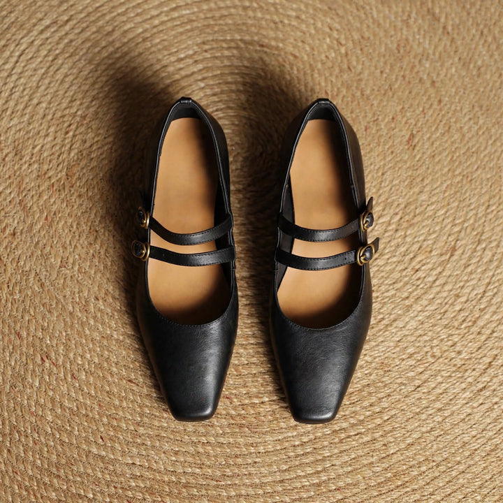 Lyra Genuine Leather Heels