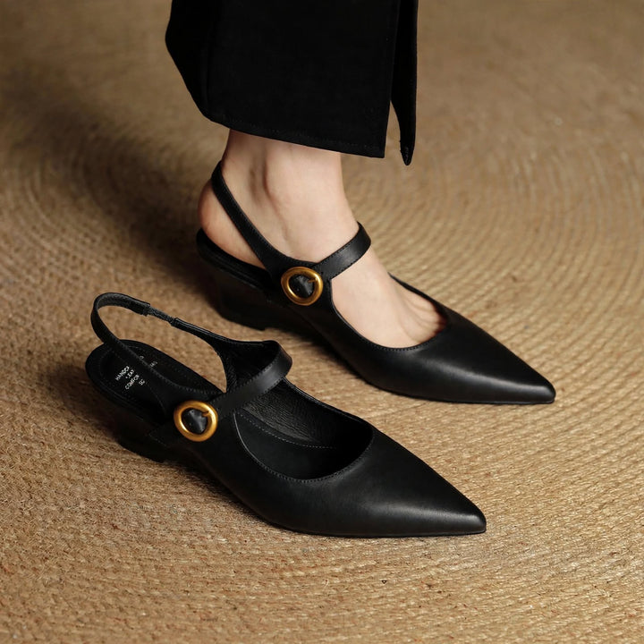 Ramira Genuine Leather Heels