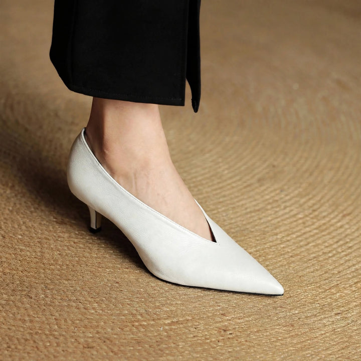 Katrin Genuine Leather Heels