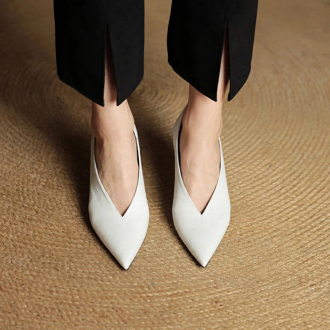 Katrin Genuine Leather Heels