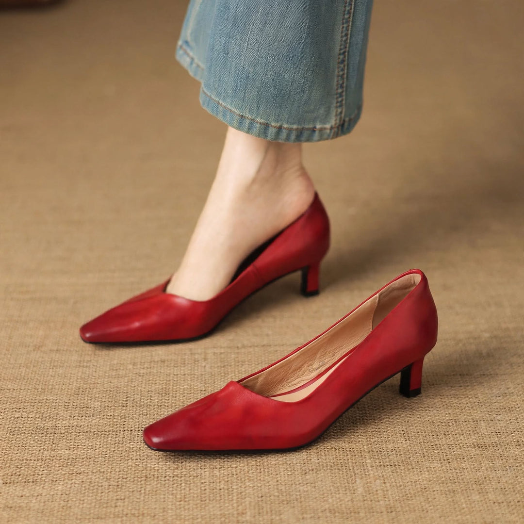 Bianca Genuine Leather Heels