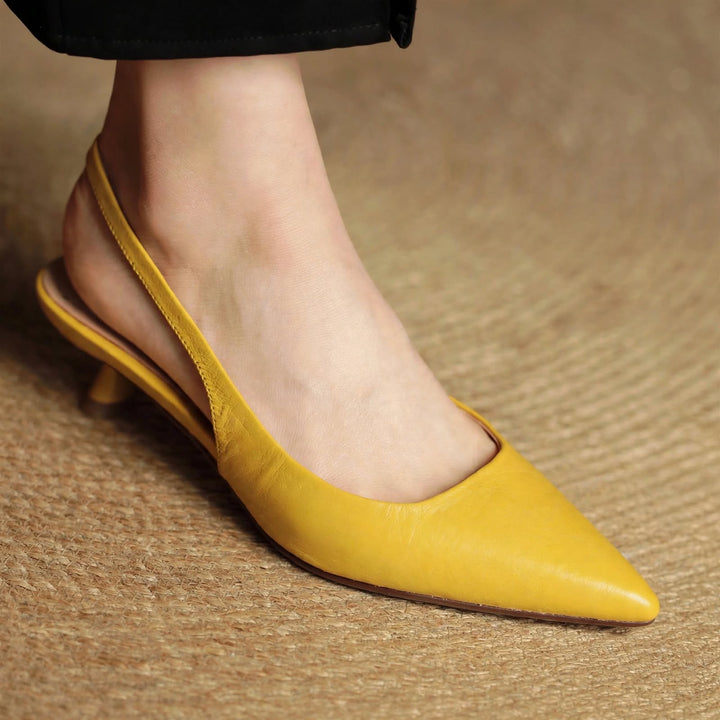 Roslyn Genuine Leather Heels
