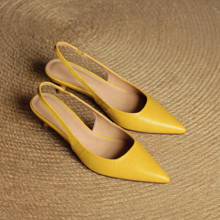 Roslyn Genuine Leather Heels