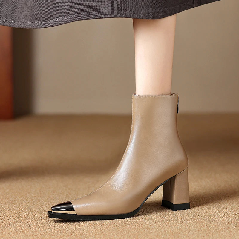 Elyth Genuine Leather Boots