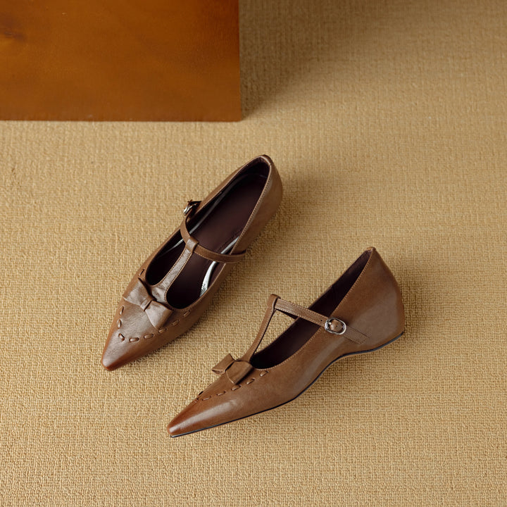 Tiara Genuine Leather Pumps