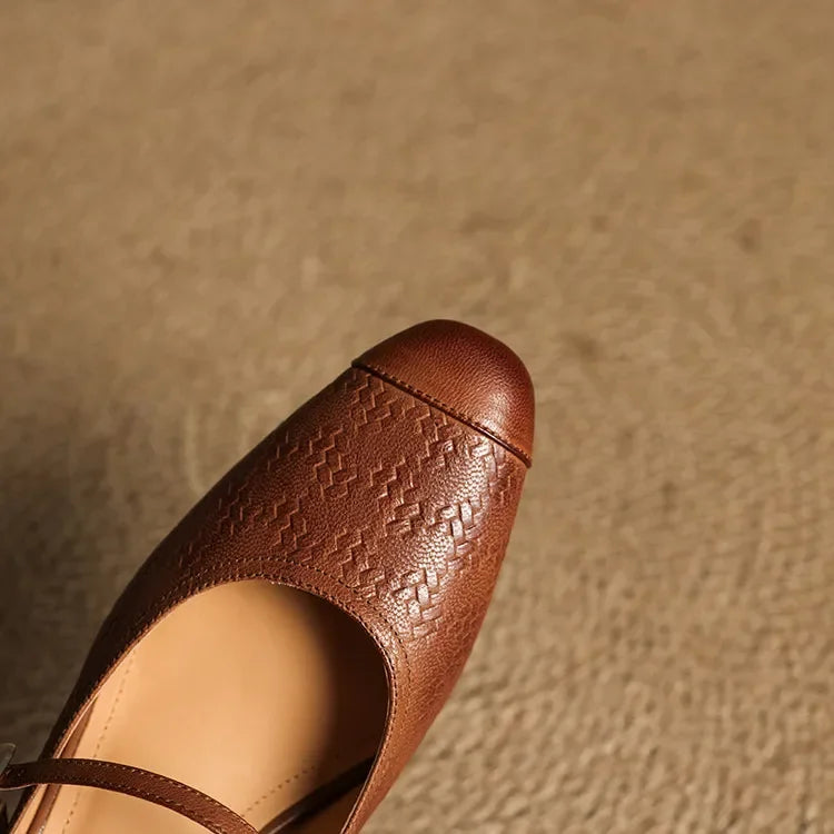 Edda Genuine Leather Mules