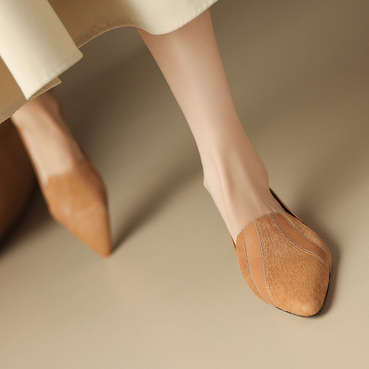 Klara Genuine Leather Flats