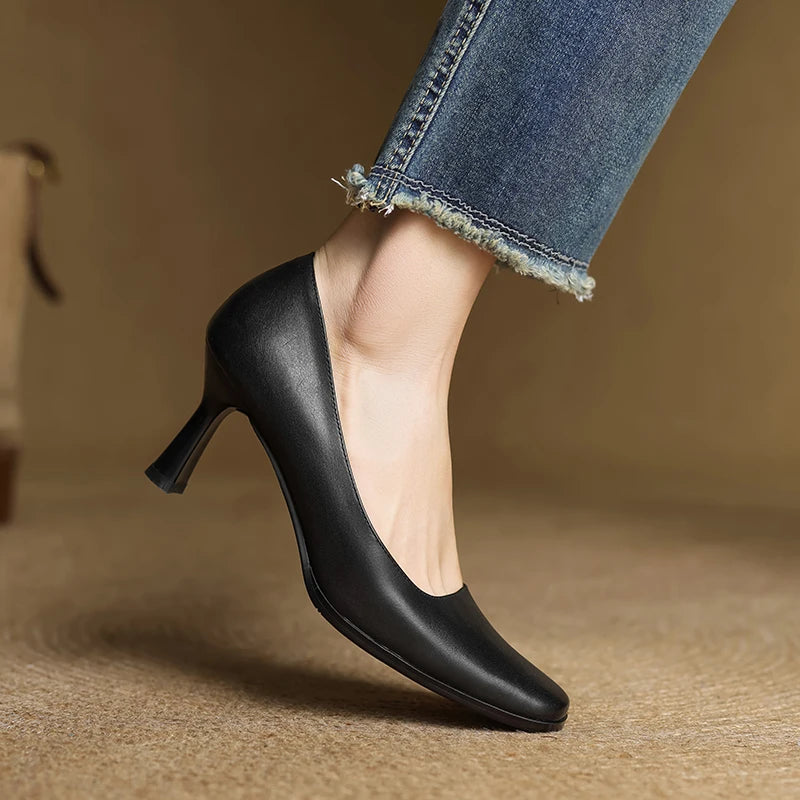 Diara Genuine Leather Heels