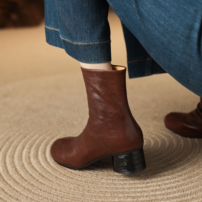 Noelle Genuine Leather Boots