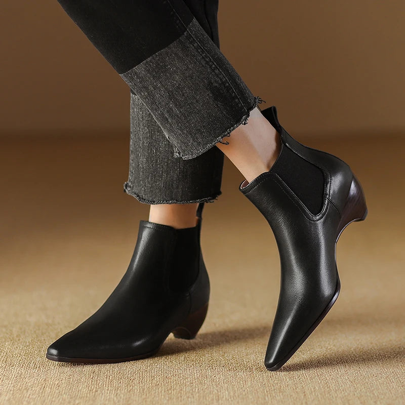 Laira Genuine Leather Boots