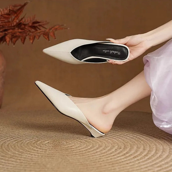 Eneva Leather Mules