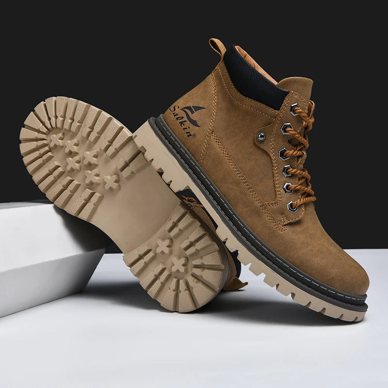 Regon Genuine Leather Boots