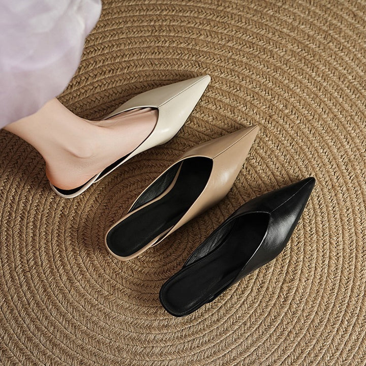 Eneva Leather Mules