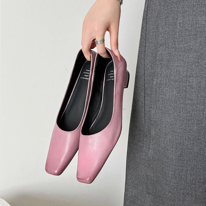 Nicole Genuine Leather Pumps