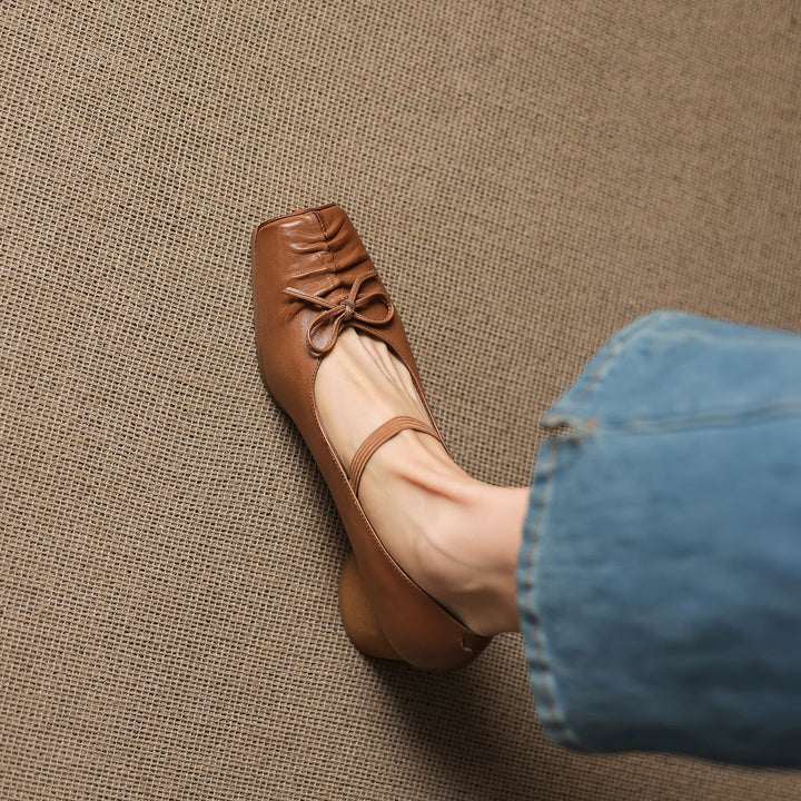 Larkin Genuine Leather Mary Jane Heels — photo 18