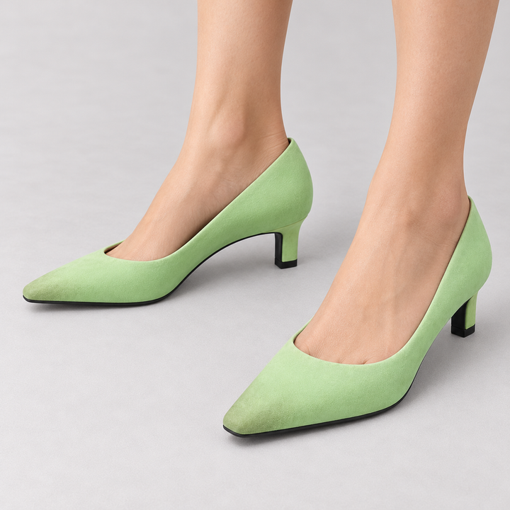 Evelyn Genuine Leather Heels