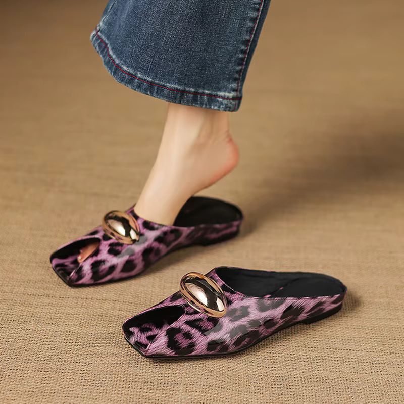Ivona Genuine Leather Mules — photo 3