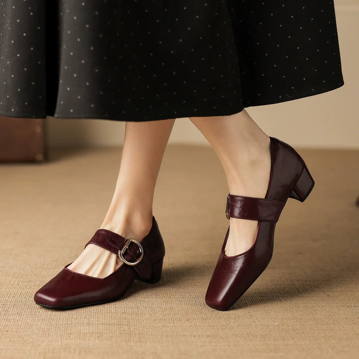 Miranda Sheepskin Mary Jane Shoes — photo 4
