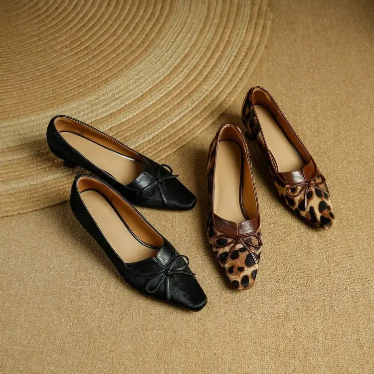 Georgina Genuine Leather Heels — photo 8