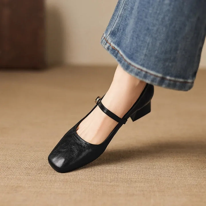 Serena Sheepskin Mary Jane Shoes — photo 20
