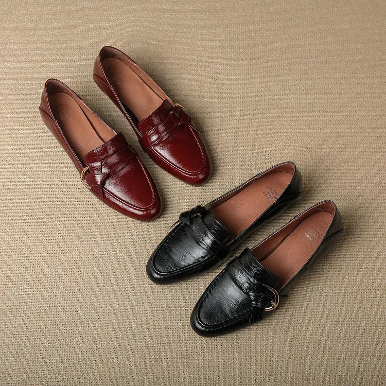 Clara Genuine Leather Loafers — photo 6