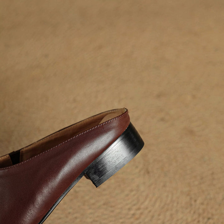 Helena Genuine Leather Mules — photo 13