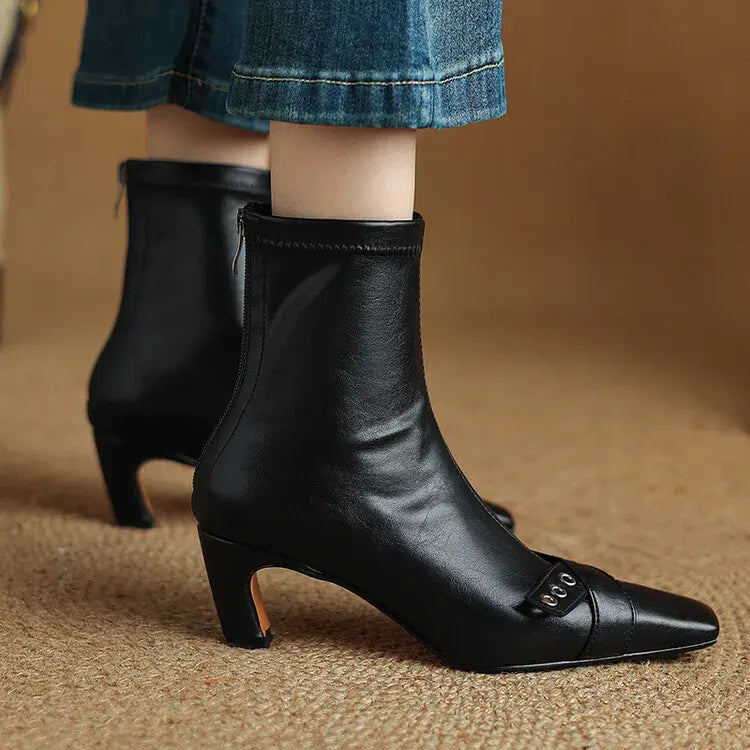 Elena Square Toe Boots — photo 23
