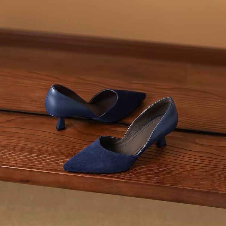 Constance Sheep Suede Pumps — photo 6